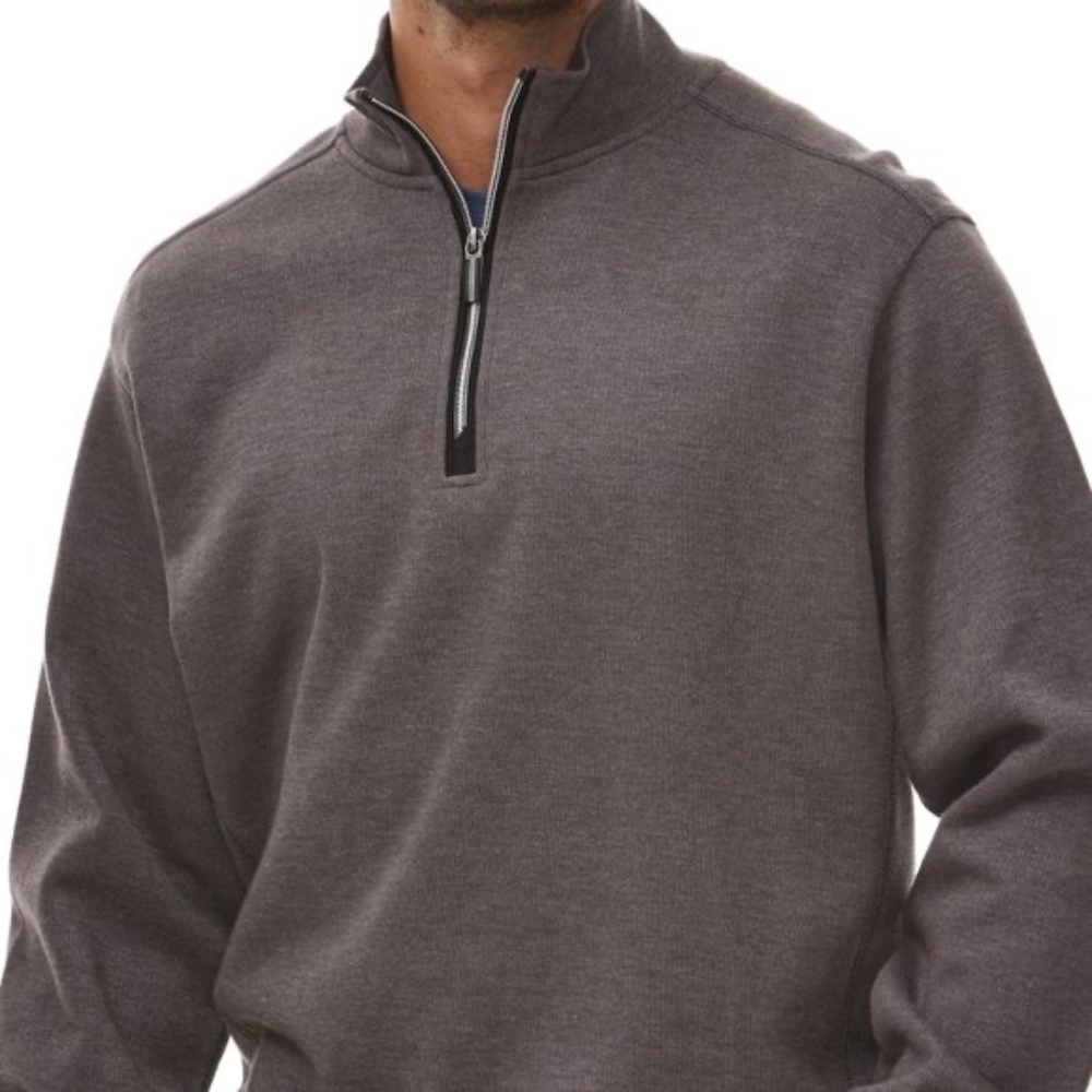 NWT Men's Knit 1/4 Zip Pullover Sweater - Large